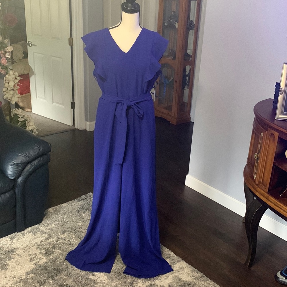 NWT Jumpsuit Royal Blue Size 14
